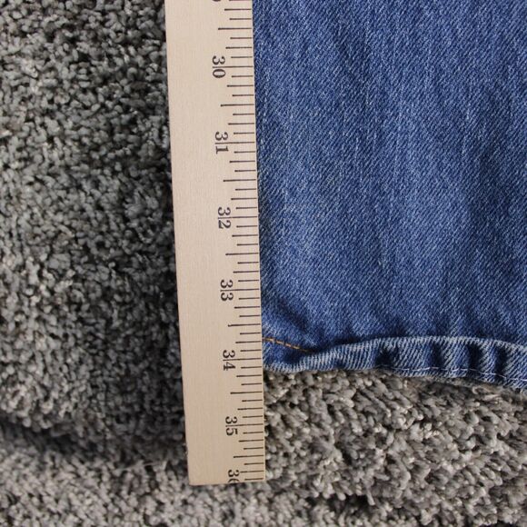 Dickies Jeans Mens 36x36 Blue Regular Straight Fit 5-Pocket Denim Actual 34x34 - Picture 5 of 9